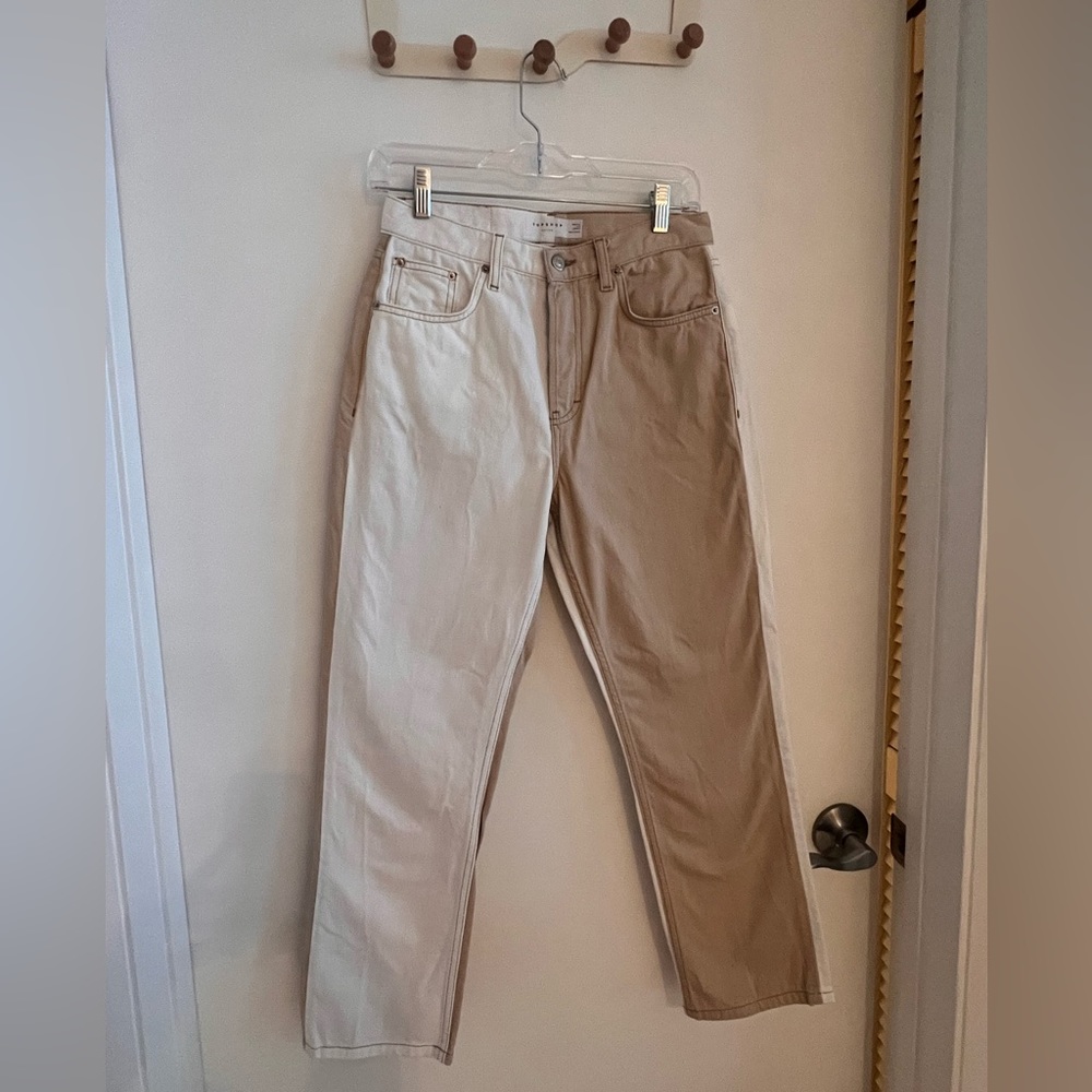 ASOS Top Shop Color Block Jean - Picture 3 of 4